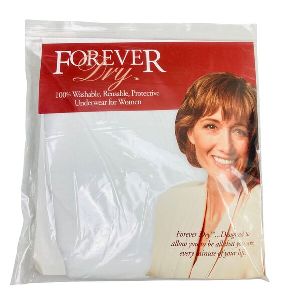 Vintage Forever Dry Incontinence Leak Protective Underwear Womens Small Reusable - Picture 1 of 5